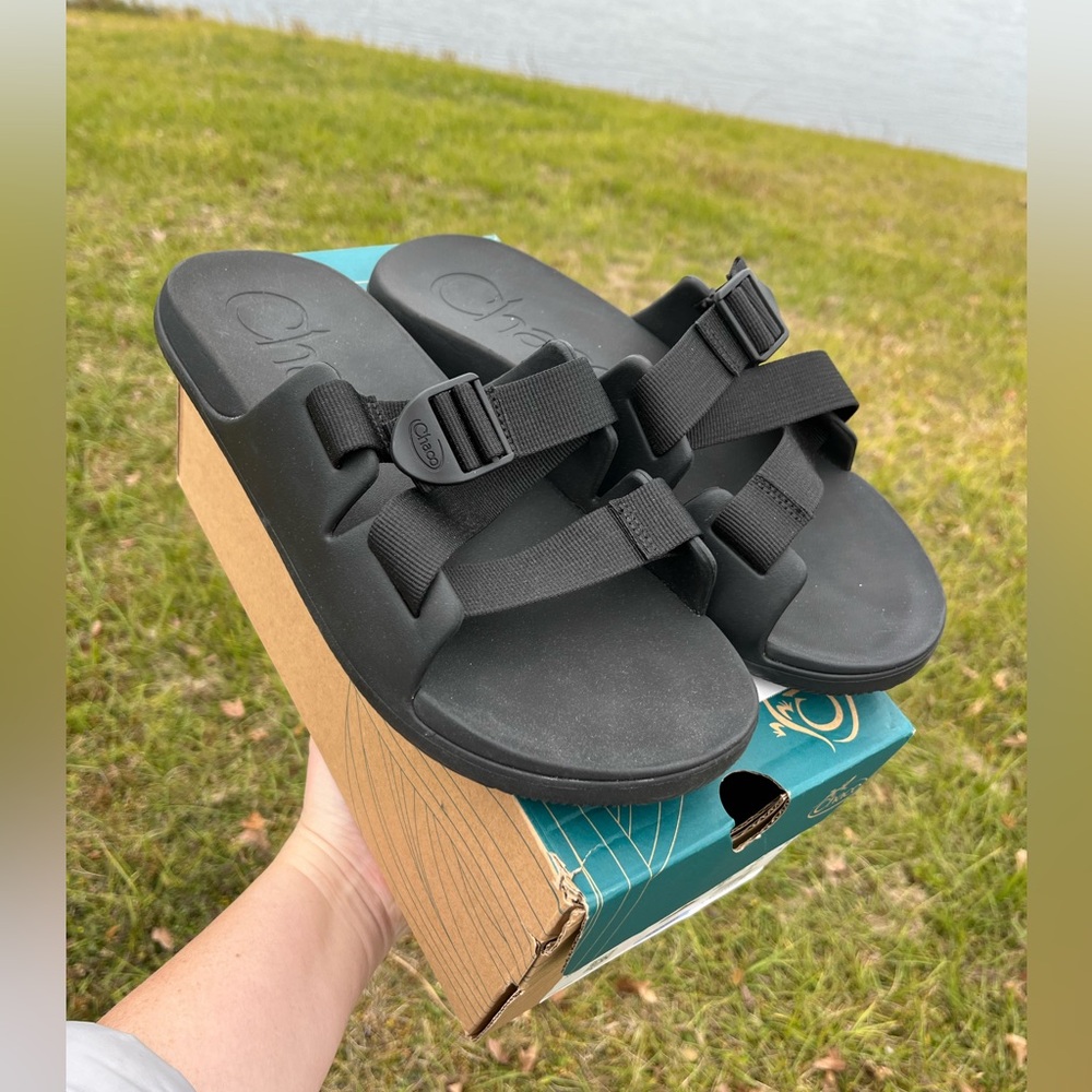 NWT Chaco Chillo Mens Slide In Black Size 11